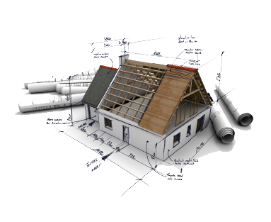Image of all-electric house design featuring solar power, all-electric heating, cooling and ventilation.