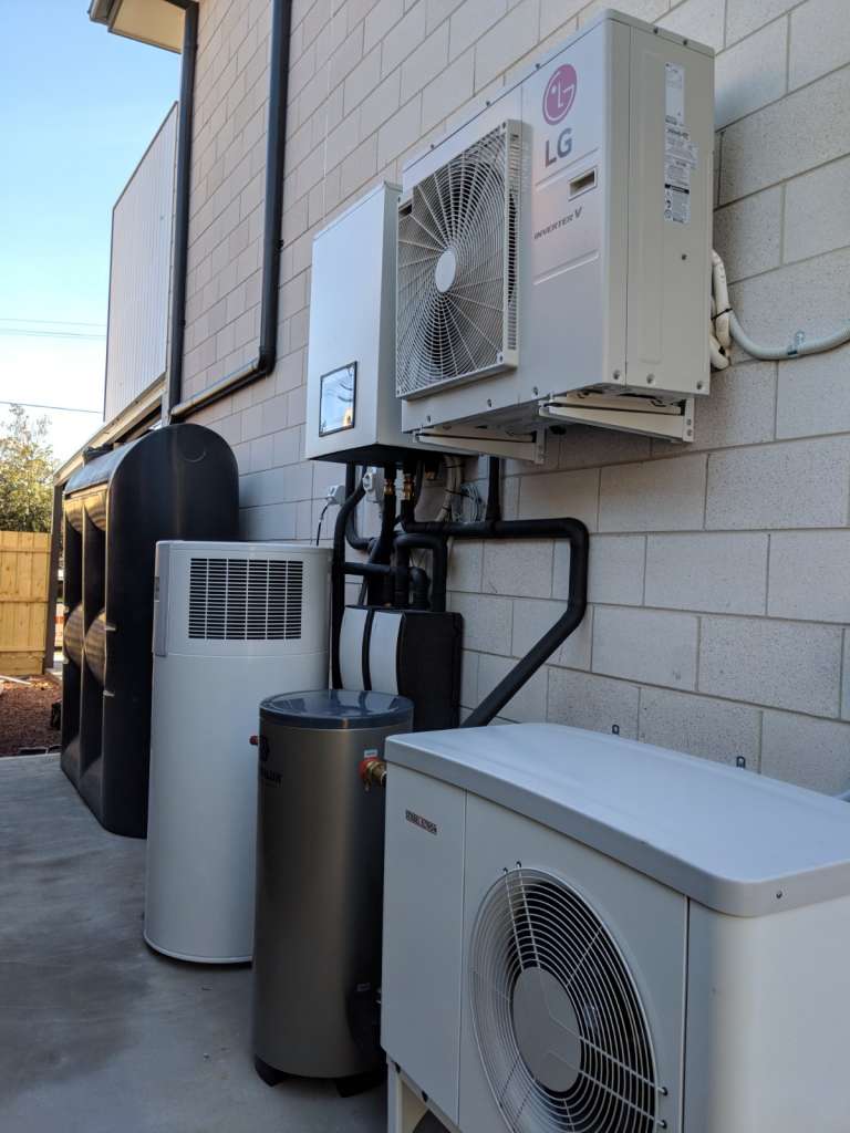 Hydrosol image of heat pumps and air conditioning systems.