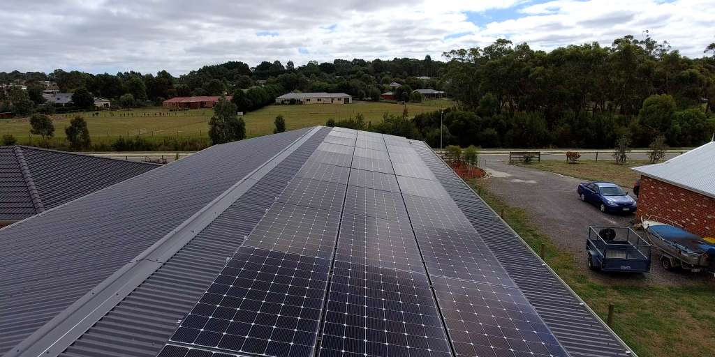 Image of solar panel installation designed for the roof type and orientation