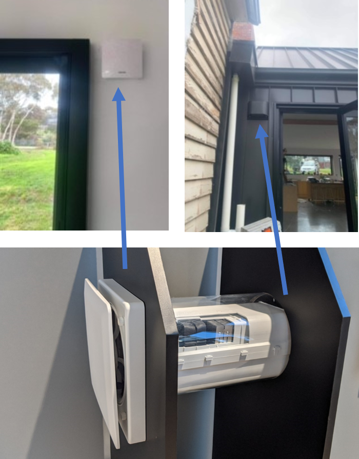 De-centralised Heat Recovery Ventilation (HRV), All-electric House Renovation