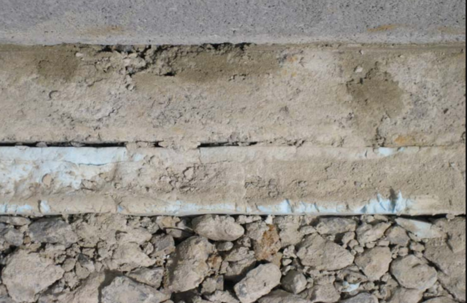 Image of Polystyrene Under Slab Insulation to reduce heat loss from a hydronically heated slab-on-ground.