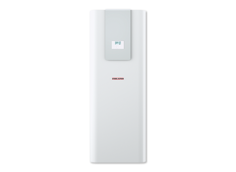 Image of Stiebel Eltron HSBC cabinet for integrating heat pump hot water with hydronic heating and cooling